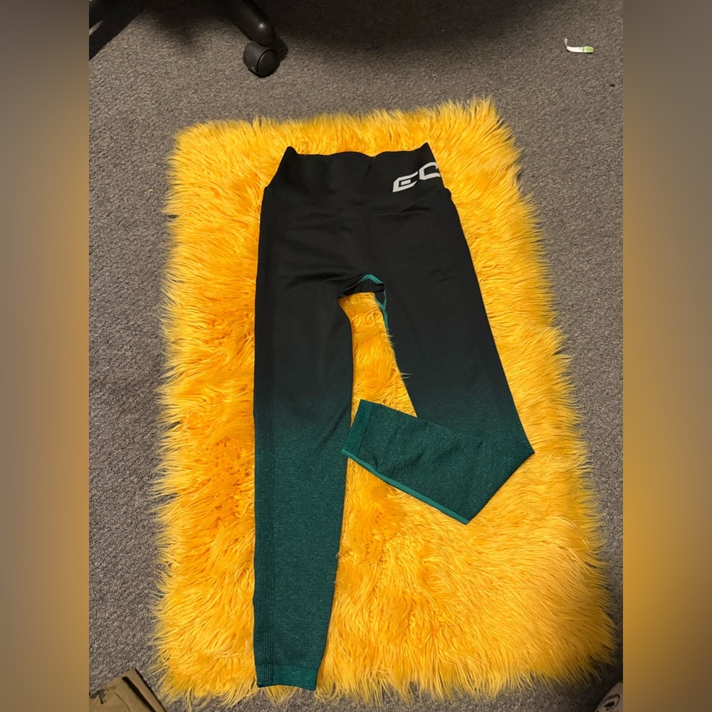 ECHT Black and Green Kids Leggings